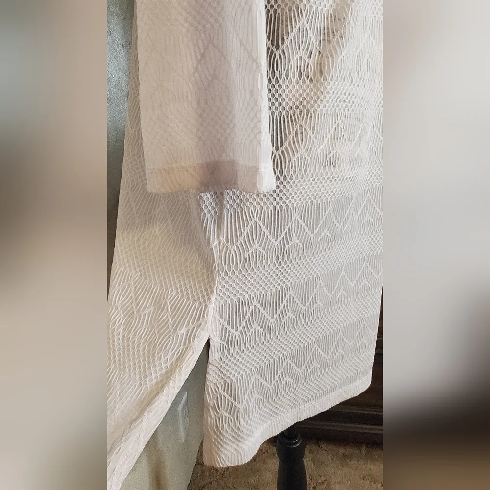 Apt.9 White Swim Cover Up Size:L